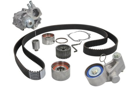 Kit distribuție HEPU (curea + intinzator + pompa de apa) pentru: SUBARU FORESTER, IMPREZA 2.0/2.5 12.00-09.13