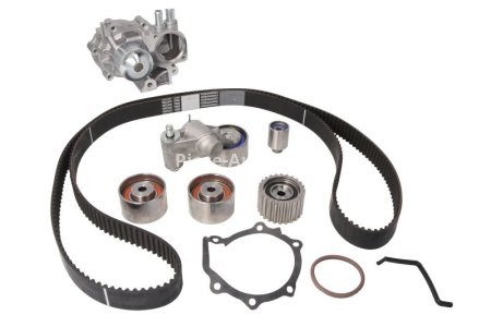 Kit distribuție HEPU (curea + intinzator + pompa de apa) pentru: SUBARU FORESTER, IMPREZA, LEGACY IV, LEGACY V 1.5-2.5 09.03-