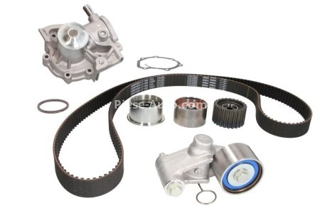 Kit distribuție HEPU (curea + intinzator + pompa de apa) pentru: SUBARU FORESTER, IMPREZA, LEGACY II, LEGACY III, LEGACY IV, OUTBACK 1.6-2.5 08.92-12.09