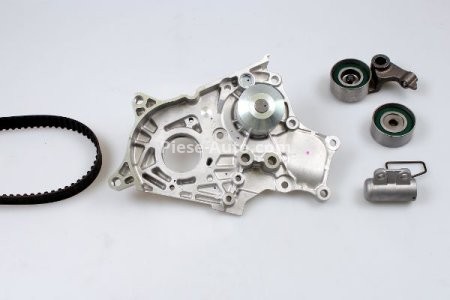 Kit distribuție HEPU (curea + intinzator + pompa de apa) pentru: TOYOTA AVENSIS, AVENSIS VERSO, COROLLA, COROLLA VERSO, RAV 4 II 2.0D 09.97-03.09