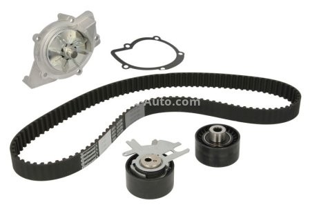 Kit distribuție HEPU (curea + intinzator + pompa de apa) pentru: VOLVO C30, C70 II, S40 II, S80 II, V50, V70 III; CITROEN C4, C4 GRAND PICASSO I, C4 I, C4 PICASSO I, C5 II, C5 III 2.0D 10.03-