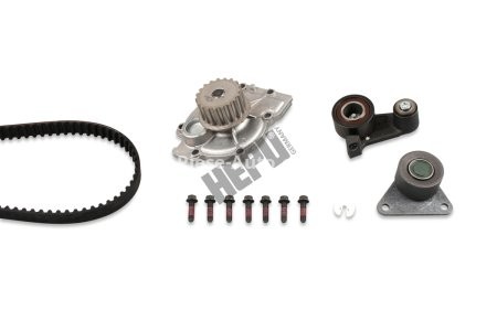 Kit distribuție HEPU (curea + intinzator + pompa de apa) pentru: VOLVO 850, S70, V70 I 2.0/2.4/2.4CNG 06.91-11.00