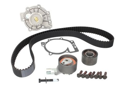 Kit distribuție HEPU (curea + intinzator + pompa de apa) pentru: VOLVO C30, C70 II, S40 II, S60 I, S60 II, S80 I, S80 II, V40, V50, V60 I, V70 II, V70 III 2.0D/2.4D/2.4DH 01.01-07.18