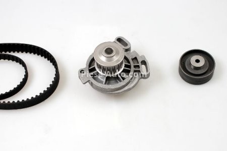 Kit distribuție HEPU (curea + intinzator + pompa de apa) pentru: VW TRANSPORTER T4 2.4D/2.5 07.90-04.03