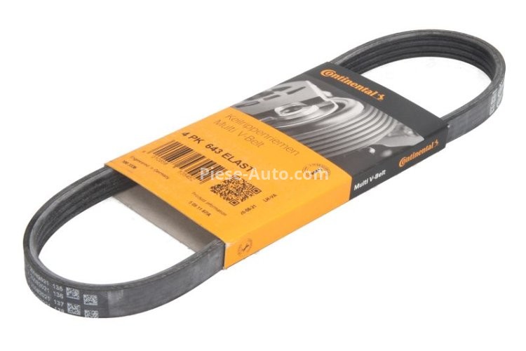 Curea transmisie cu caneluri CONTINENTAL - 4 PK 643 ELAST