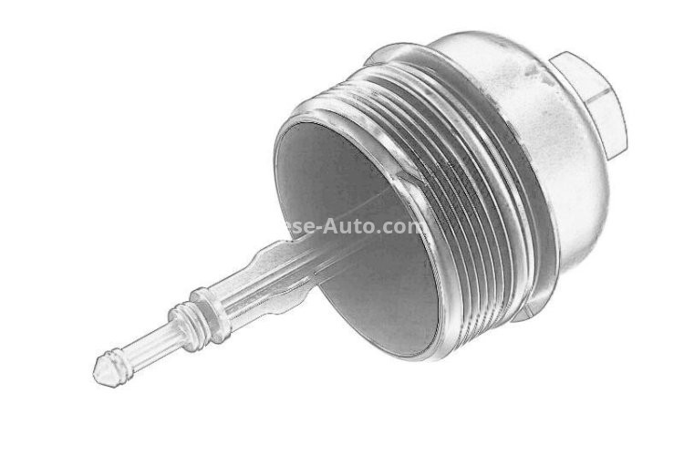 Capacul carcasei filtrului de ulei (cu inele o) pentru: BMW 3 (E46), 5 (E39), 7 (E38), X5 (E53) 2.5D/3.0D 08.98-09.06