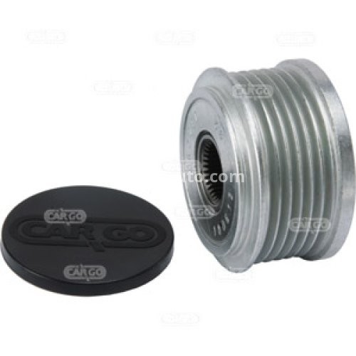 Fulie alternator CARGO , pentru : ALFA ROMEO 145, 146, 147, 156, 159, 166, GT; CADILLAC BLS; FIAT BRAVA, BRAVO I, BRAVO II, CROMA, CROMA/KOMBI, DOBLO, DOBLO/MINIVAN, GRANDE PUNTO 1.3D-2.4D 08.94-