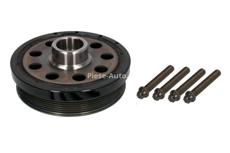 Fulie vibrochen / arbore cotit - CORTECO  pentru: BMW 1 (E81), 1 (E82), 1 (E87), 1 (E88), 3 (E90), 3 (E91), 3 (E92), 3 (E93), 5 (E60), 5 (E61), X1 (E84), X3 (E83) 2.0D/2.5/2.5D 06.04-06.15