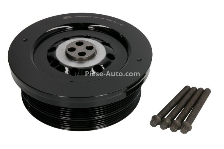 Fulie vibrochen / arbore cotit - BTA , pentru: BMW 3 (E46), 3 (E90), 3 (E91), 3 (E92), 3 (E93), 5 (E60), 5 (E61), 6 (E63), 6 (E64), 7 (E65, E66, E67), X3 (E83), X5 (E53) 2.5D/3.0D 06.02-12.13