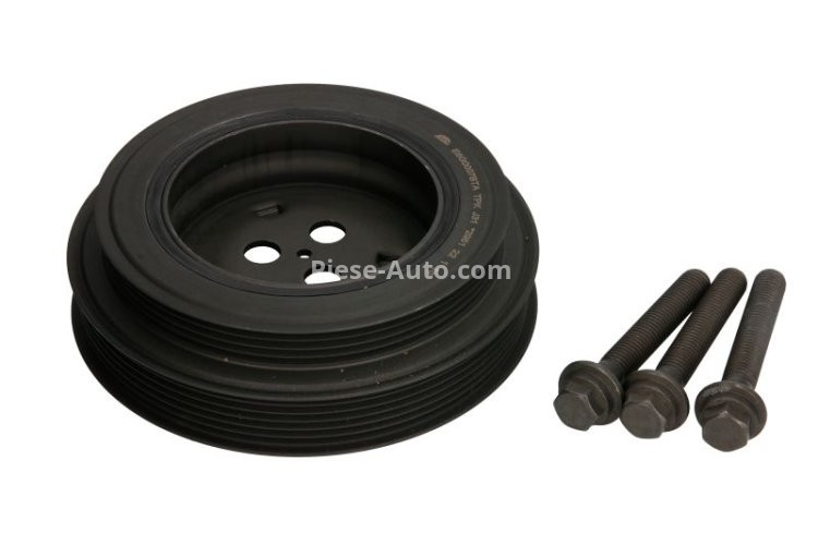 Fulie vibrochen / arbore cotit - BTA ( cu suruburi) pentru: CITROEN JUMPER II; FIAT DUCATO; FORD TOURNEO CUSTOM V362, TRANSIT, TRANSIT CUSTOM V362; PEUGEOT BOXER 2.2D 04.06-