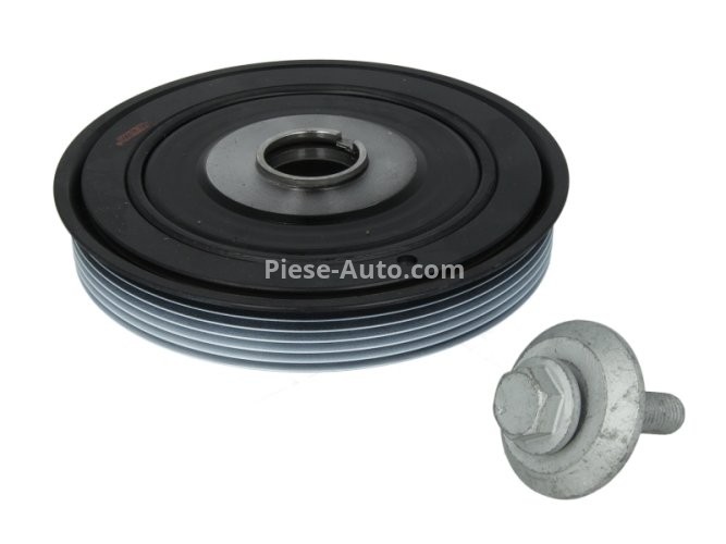 Fulie vibrochen / arbore cotit – CORTECO pentru:  CITROEN BERLINGO, XSARA PICASSO; FORD C-MAX, FIESTA, FOCUS, FUSION; MAZDA 3; PEUGEOT 206, 307, 407, PARTNER; VOLVO C 30, S40, S80, V50, V70 1.4HDi/1.6D 02.02-