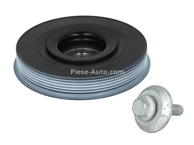 Fulie vibrochen / arbore cotit – CORTECO pentru:  CITROEN BERLINGO, XSARA PICASSO; FORD C-MAX, FIESTA, FOCUS, FUSION; MAZDA 3; PEUGEOT 206, 307, 407, PARTNER; VOLVO C 30, S40, S80, V50, V70 1.4HDi/1.6D 02.02-