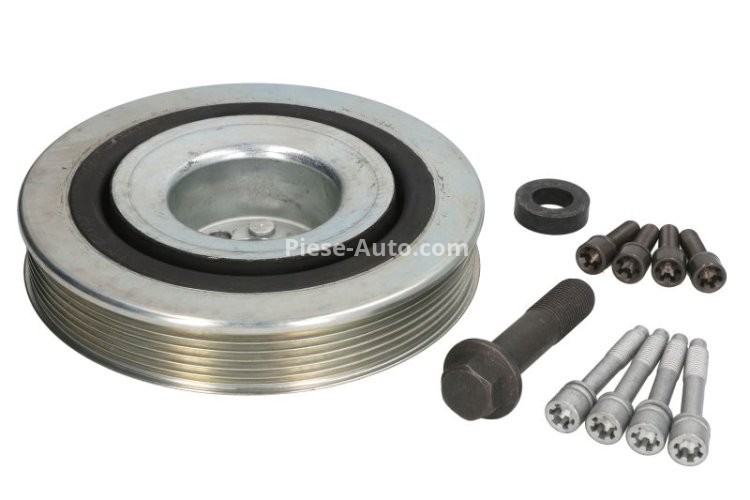 Fulie vibrochen / arbore cotit - CORTECO pentru: ALFA ROMEO 145, 146, 147, 156, 159, GT, MITO; FIAT BRAVA, BRAVO I, BRAVO II, CROMA, DOBLO, DOBLO/MINIVAN, GRANDE PUNTO, IDEA 1.6D-2.2 03.96-