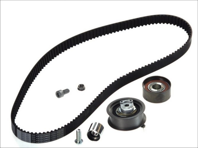 Kit distribuție CONTI (curea + role) pentru: AUDI A3, A4 B6, A4 B7; VW GOLF V, TOURAN 2.0/2.0D 07.02-11.08