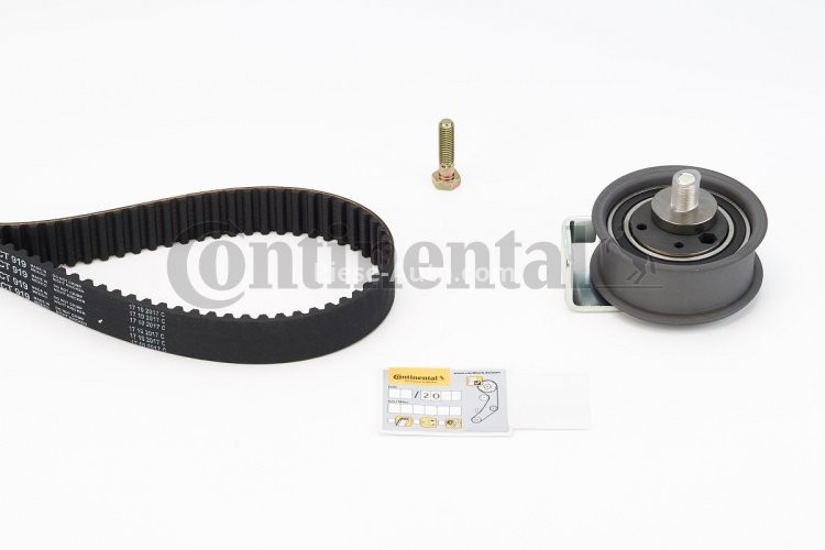 Kit distribuție CONTI (curea + role) pentru: AUDI A4 B5, A6 C4, A6 C5, CABRIOLET B3; VW PASSAT B5 1.8 11.94-01.05