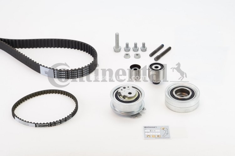 Kit distribuție CONTI (curea + role) pentru: AUDI A1, A3; SEAT ALTEA, ALTEA XL, IBIZA IV, IBIZA IV SC, IBIZA IV ST, IBIZA IV/HATCHBACK, LEON, TOLEDO IV; SKODA FABIA II 1.2D/1.6D/2.0D 02.04-