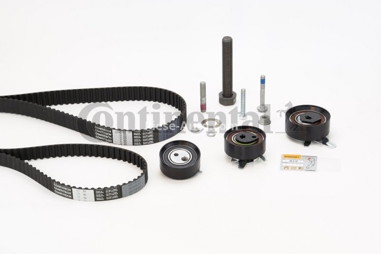 Kit distribuție CONTI (curea + role) pentru: AUDI A6 C4; VW CALIFORNIA T4 CAMPER, LT 28-35 II, LT 28-46 II, TRANSPORTER T4 2.4D/2.5D 07.90-07.06