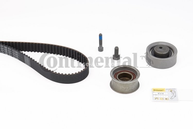 Kit distribuție CONTI (curea + role) pentru: AUDI 80 B4, A4 B5, A6 C4, A8 D2, CABRIOLET B3, COUPE B3 2.4/2.6/2.8 08.91-09.01
