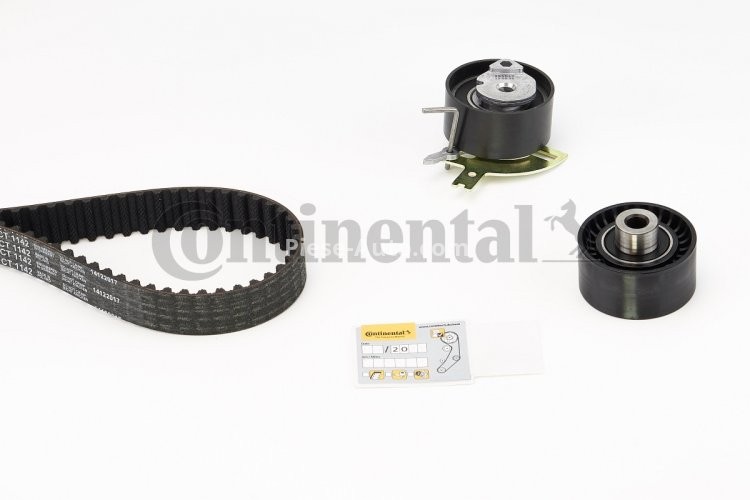 Kit distribuție CONTI (curea + role) pentru: CITROEN C5 II, C5 III, C6, C8, C-CROSSER, C-CROSSER ENTERPRISE; FIAT ULYSSE; FORD GALAXY II, MONDEO IV, S-MAX; JAGUAR XF I 2.2D 06.02-
