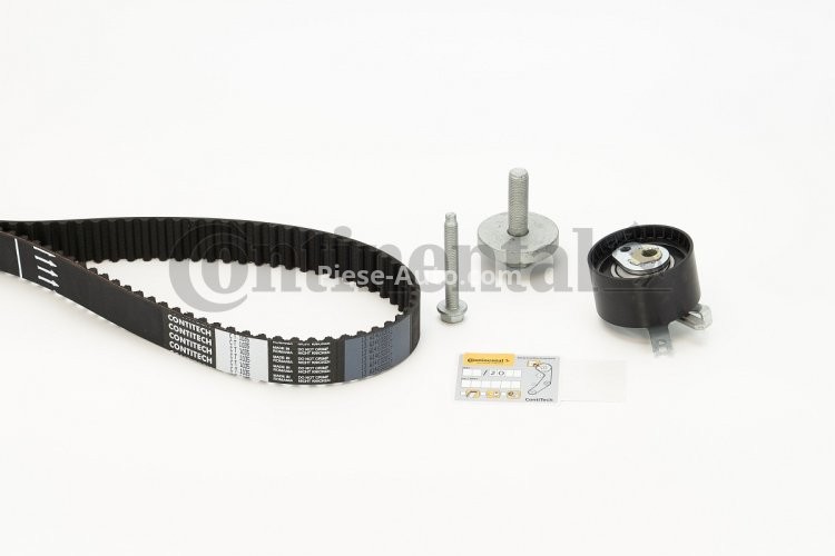 Kit distribuție CONTI (curea + role) pentru: DACIA DUSTER, LOGAN II; NISSAN ALMERA II, QASHQAI I; RENAULT CAPTUR I, CLIO II, CLIO II/HATCHBACK, KANGOO, KANGOO EXPRESS 1.0/1.5D 06.01-