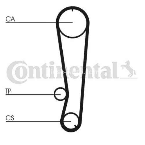 Kit distribuție CONTI (curea + role) pentru: DAIHATSU APPLAUSE I, APPLAUSE II, CHARADE IV, FEROZA, GRAN MOVE 1.5/1.6 10.88-