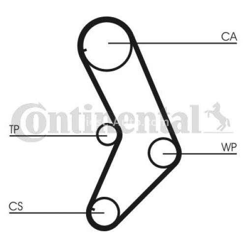 Kit distribuție CONTI (curea + role) pentru: FIAT DOBLO, DOBLO/MINIVAN, PALIO, PANDA, PANDA/HATCHBACK, PUNTO, PUNTO/HATCHBACK, SIENA, STRADA; LANCIA Y, YPSILON 1.2-1.3 09.93-