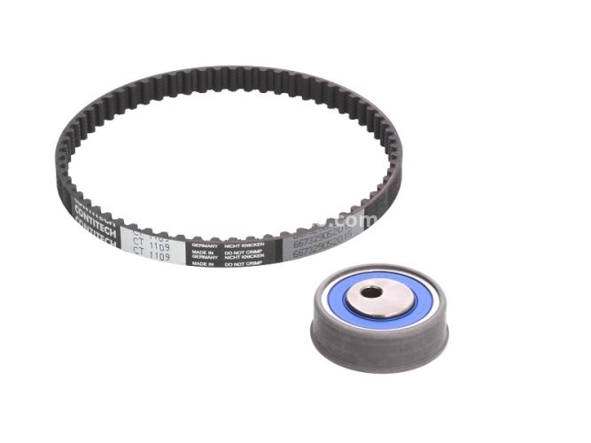 Kit distribuție CONTI (curea + role) pentru: CHERY TIGGO; HYUNDAI SONATA III, SONATA IV; KIA SORENTO I; MITSUBISHI ECLIPSE II, GALANT IX, GALANT VIII, GRANDIS, L200, LANCER VII 2.0/2.4 12.95-
