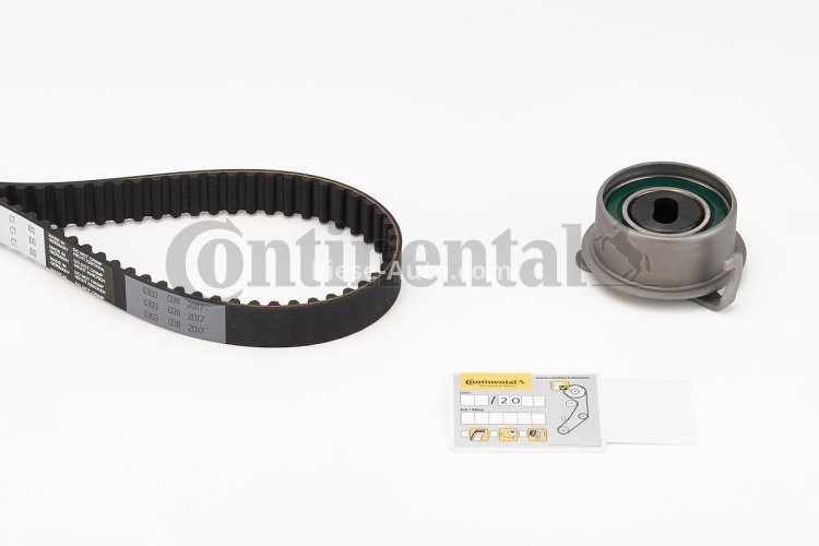 Kit distribuție CONTI (curea + role) pentru: HYUNDAI ATOS, GETZ, I10 I; KIA PICANTO I 1.0/1.1/1.1LPG 02.98-12.13