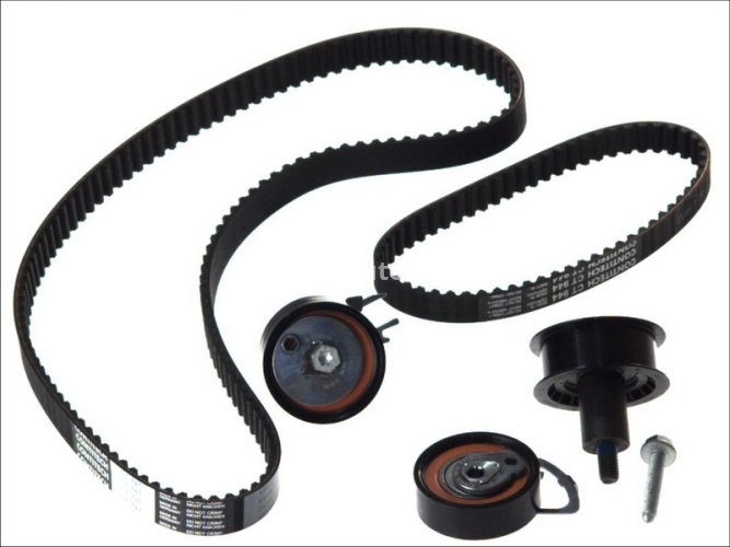 Kit distribuție CONTI (curea + role) pentru: SEAT ALTEA, ALTEA XL, CORDOBA, IBIZA IV ST, LEON, TOLEDO II, TOLEDO III; SKODA FABIA I, FABIA I PRAKTIK, FABIA II, OCTAVIA I 1.4/1.4LPG 04.96-