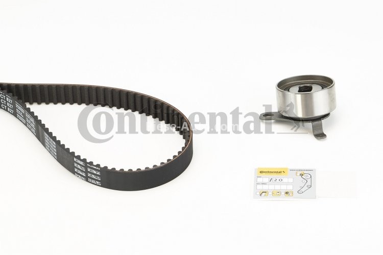 Kit distribuție CONTI (curea + role) pentru: TOYOTA AVENSIS, CARINA E VI, COROLLA, SPRINTER CARIB, VIOS / SOLUNA VIOS 1.3/1.6 04.92-01.08