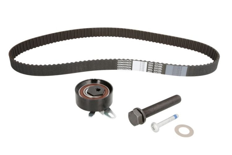 Kit distribuție CONTI (curea + role) pentru: VOLVO 850, S70, S80 I, V70 I, V70 II; VW CALIFORNIA T4 CAMPER, LT 28-35 II, LT 28-46 II, TRANSPORTER T4 2.5D 08.95-08.07