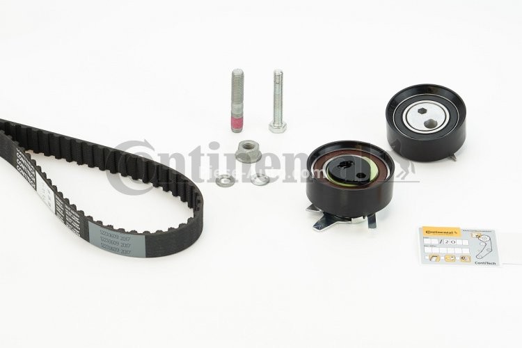 Kit distribuție CONTI (curea + role) pentru: VOLVO 850, S70, S80 I, V70 I, V70 II; VW CALIFORNIA T4 CAMPER, LT 28-35 II, LT 28-46 II, TRANSPORTER T4 2.5D 08.95-08.07