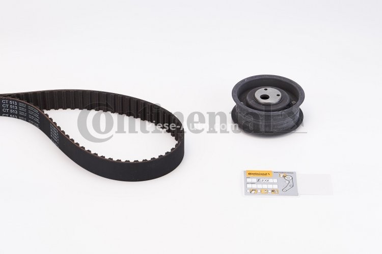Kit distribuție CONTI (curea + role) pentru: AUDI 80 B2, 80 B3, 90 B3; VW CADDY I, GOLF I, GOLF II, ILTIS, JETTA I, JETTA II, PASSAT B1, PASSAT B2, PASSAT B3/B4 1.5D/1.6D/1.7D 08.76-10.93