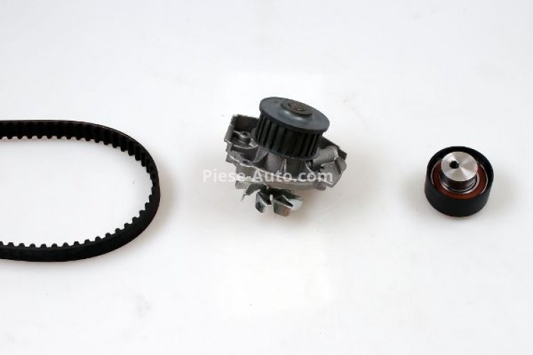 Kit distribuție HEPU (curea + intinzator + pompa de apa) se potrivește: ALFA ROMEO GIULIETTA/HATCHBACK; AUDI A6 C7; DODGE DART; FIAT 500, 500 C, 500L, BRAVA, BRAVO I, BRAVO II 1.2-3.0D 04.97-