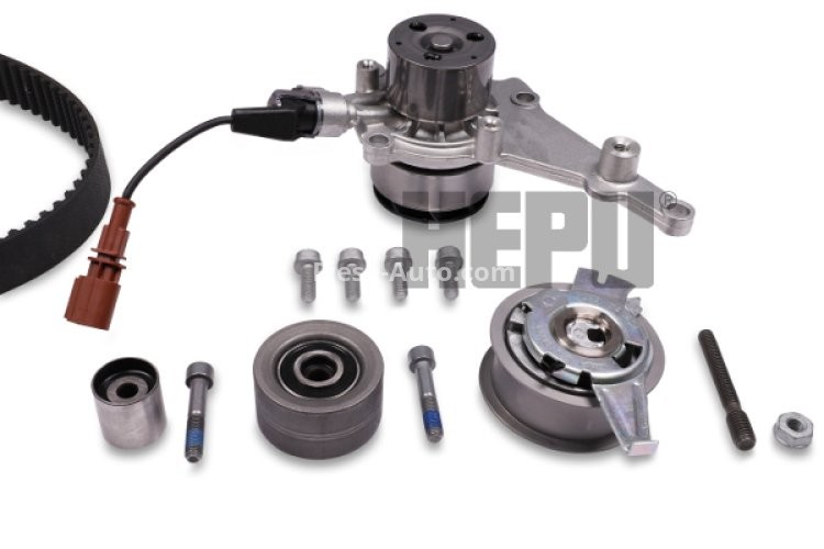 Kit distribuție HEPU (curea + intinzator + pompa de apa) pentru: AUDI A3, A4 B9, A5, A6 C8, A7, Q3, Q5; CUPRA FORMENTOR; SEAT LEON, LEON SPORTSTOURER, TARRACO; SKODA KODIAQ 2.0D/2.0DH 11.14-