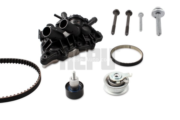 Kit distribuție HEPU (curea + intinzator + pompa de apa) pentru: AUDI A1, A3, A4 B9, A5, Q2, Q3; CUPRA FORMENTOR, LEON, LEON SPORTSTOURER; SEAT ALHAMBRA, ATECA, IBIZA IV 1.0-1.6 04.12-