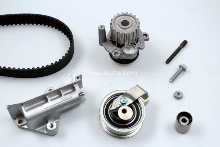 Kit distribuție HEPU (curea + intinzator + pompa de apa) pentru: AUDI A3, A4 B5, A4 B6; FORD GALAXY I; SKODA SUPERB I; VW BORA, BORA I, SHARAN 1.9D 03.95-03.10