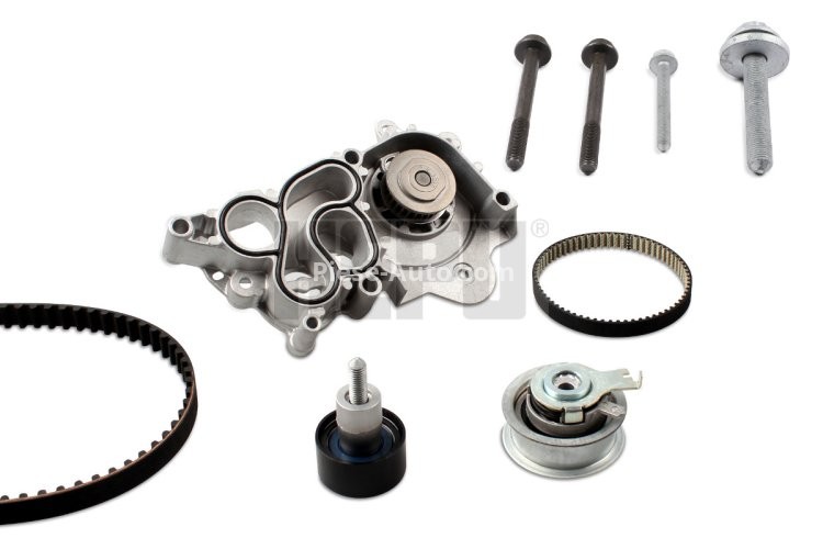 Kit distribuție HEPU (curea + intinzator + pompa de apa) pentru: AUDI A1, A3, A4 B9, A5, Q2, Q3; CUPRA FORMENTOR, LEON, LEON SPORTSTOURER; SEAT ALHAMBRA, ATECA, IBIZA IV 1.2-1.6 04.11-