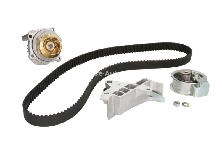 Kit distribuție HEPU (curea + intinzator + pompa de apa) pentru: AUDI A4 B6, A4 B7, A6 C5; VW PASSAT B5.5 2.0 11.00-06.08
