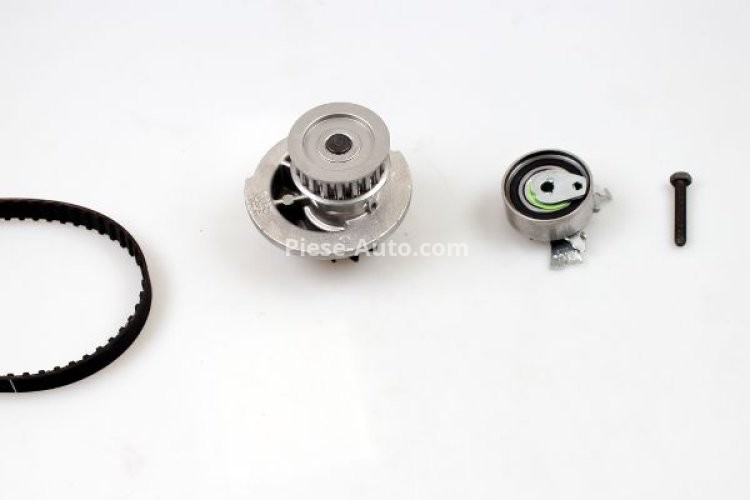Kit distribuție HEPU (curea + intinzator + pompa de apa) pentru: CHEVROLET AVEO / KALOS, LANOS; DAEWOO KALOS, LANOS, NEXIA; FSO LANOS 1.3/1.4/1.5 02.95-