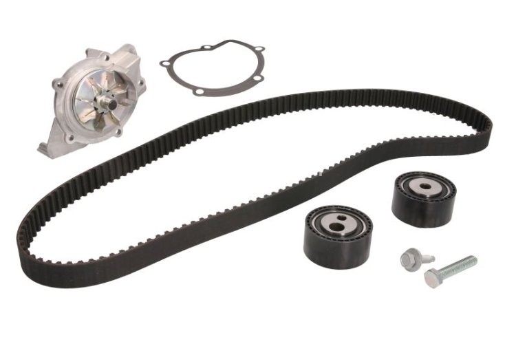 Kit distribuție HEPU (curea + intinzator + pompa de apa) pentru: CITROEN C5 I, C5 II, C5/KOMBI, C8; FIAT ULYSSE; LANCIA PHEDRA; PEUGEOT 406, 607, 807 2.2D 02.00-