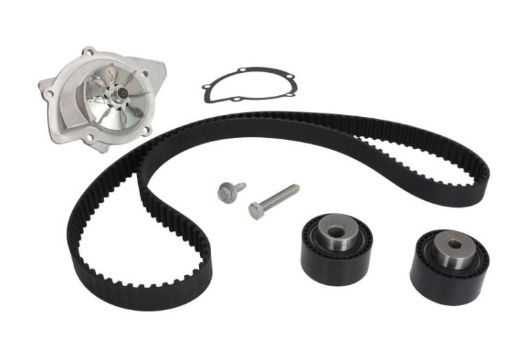 Kit distribuție HEPU (curea + intinzator + pompa de apa) pentru: CITROEN JUMPER I; PEUGEOT 607, 807, BOXER 2.2D 02.00-