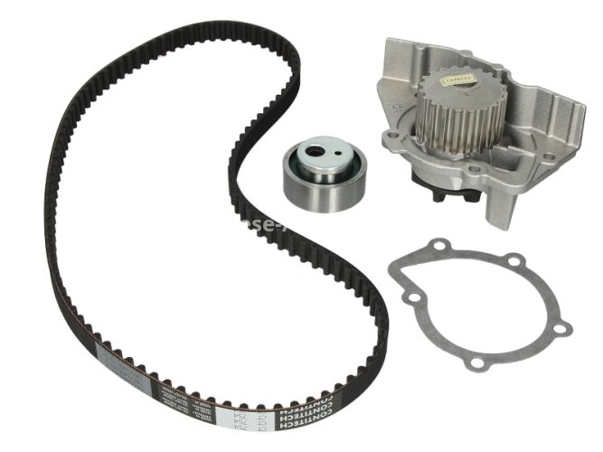 Kit distribuție HEPU (curea + intinzator + pompa de apa) pentru: CITROEN BERLINGO, BERLINGO/MINIVAN, BX, EVASION, XANTIA, XSARA, ZX; FIAT ULYSSE; PEUGEOT 205 I, 205 II 1.6/1.8/1.9 10.82-10.04