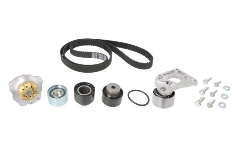 Kit distribuție HEPU (curea + intinzator + pompa de apa) pentru: CITROEN C5 I, C5 II, C5 III, C6, C8; FIAT ULYSSE; LANCIA PHEDRA; PEUGEOT 406, 407, 607, 807; RENAULT AVANTIME 2.9/3.0 02.00-