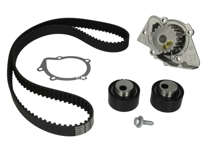 Kit distribuție HEPU (curea + intinzator + pompa de apa) pentru: CITROEN C3 II, C8, EVASION, JUMPY I; FIAT SCUDO, ULYSSE; FORD FIESTA V, FIESTA VI; LANCIA PHEDRA; PEUGEOT 806 1.4D/2.0D 05.99-