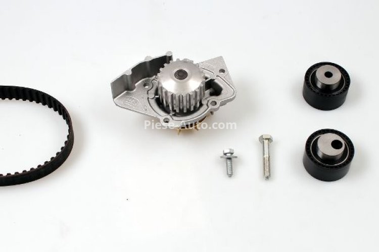 Kit distribuție HEPU (curea + intinzator + pompa de apa) pentru: CITROEN C3 II, C8, EVASION, JUMPY I; FIAT SCUDO, ULYSSE; FORD FIESTA V, FIESTA VI; LANCIA PHEDRA; PEUGEOT 806 1.4D/2.0D 05.99-