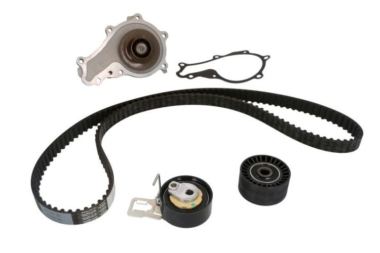 Kit distribuție HEPU (curea + intinzator + pompa de apa) pentru: DS DS 3, DS 4, DS 5; CITROEN BERLINGO, BERLINGO MULTISPACE, BERLINGO/MINIVAN, C3 AIRCROSS II, C3 II, C3 III 1.2-1.6D 01.08-