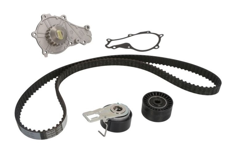 Kit distribuție HEPU (curea + intinzator + pompa de apa) pentru: DS DS 3, DS 4, DS 5; CITROEN BERLINGO, BERLINGO MULTISPACE, BERLINGO/MINIVAN, C3 AIRCROSS II, C3 II, C3 III 1.2-1.6D 01.08-