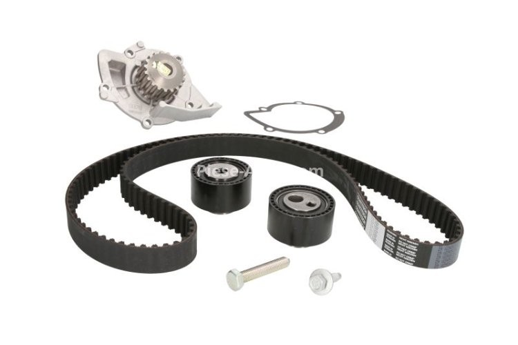 Kit distribuție HEPU (curea + intinzator + pompa de apa) pentru: CITROEN C5 I, C5 II, C8; FIAT ULYSSE; LANCIA PHEDRA; PEUGEOT 406, 607, 807 2.2D 02.00-