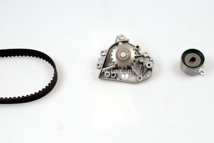 Kit distribuție HEPU (curea + intinzator + pompa de apa) pentru: HONDA CR-V I 2.0 10.95-02.02